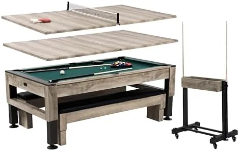 barrington billiards westmont 7 ft pool table 3 in 1 dining ping pong